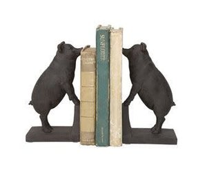 creative-co-op-pig-book-ends-