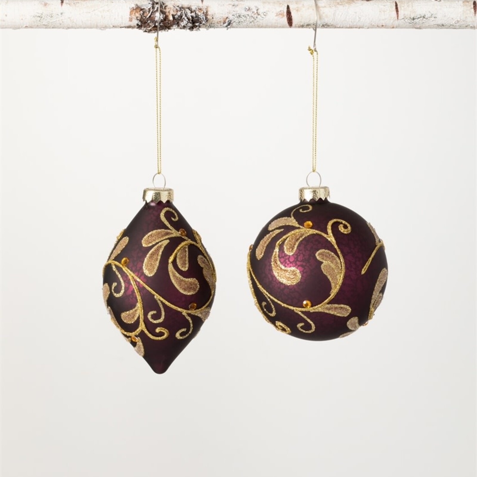 Sullivans BALL AND DROP ORNAMENT  OR9942 loading=