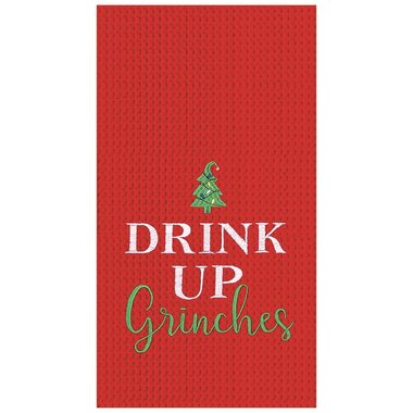 C & F Enterprise Drink Up Grinches Towel    861002395