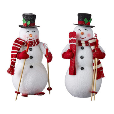 RAZ Imports Inc. 15.5" Snowman with Skis