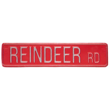 Meravic 17" Reindeer Road Sign