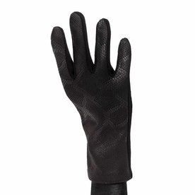 Meravic Black Faux Snake Skin Glove  x7982