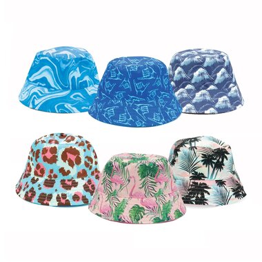 Juice Box Juice Box Reversible UV Protected Bucket Hat   SWIMBH