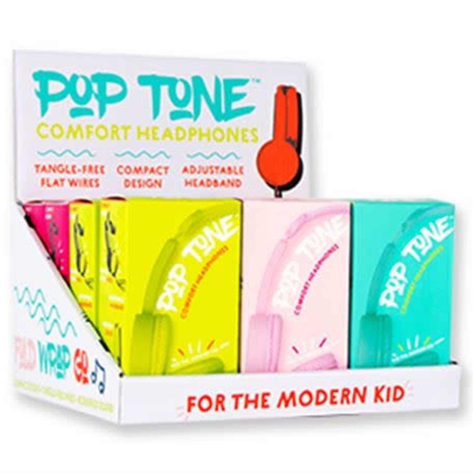 Pop Tone Pop Tone Comfort Headphones  POPTNE-U12 loading=