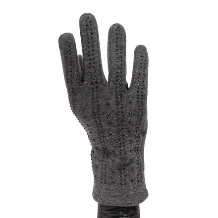 Meravic Gray with Sparkles Gloves   X7987