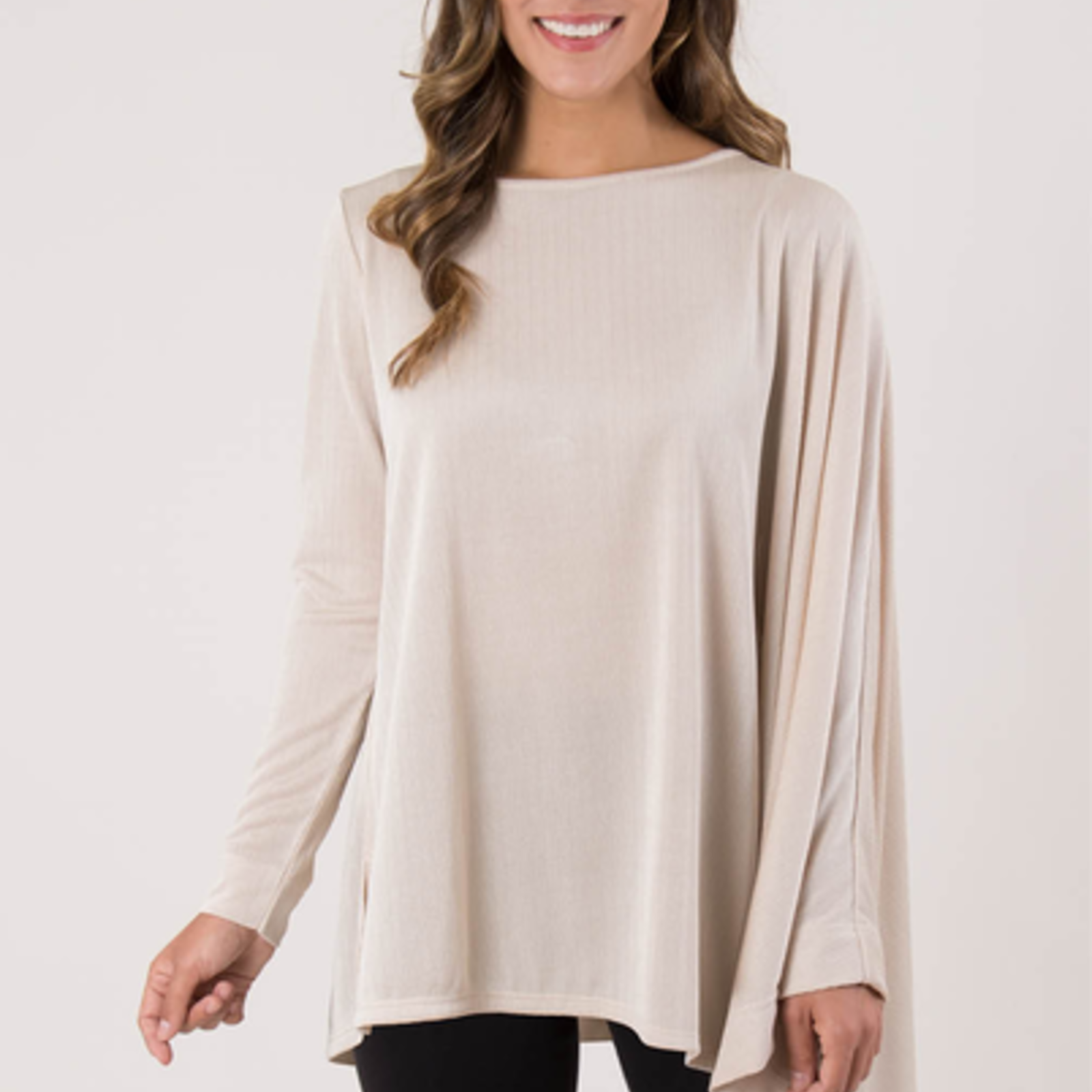 Simply Noelle Cape Sleeve Top - S/M     TOP8001SM loading=