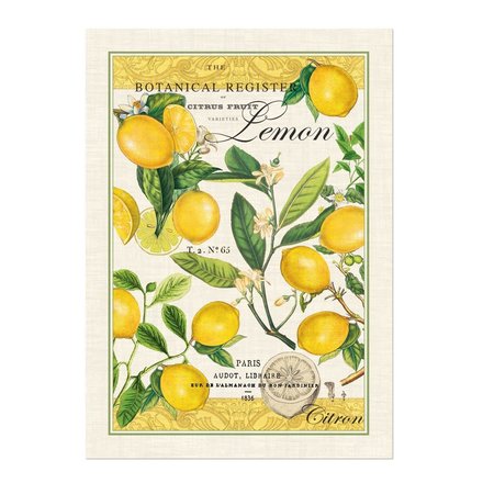 Michel Design Works Towel-Lemon Basil  TOW008