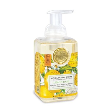 Michel Design Works Lemon Basil-Foaming Hand Soap  FOA8
