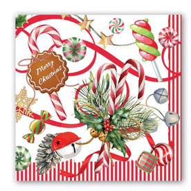 Michel Design Works Peppermint Luncheon Napkin    NAPL347