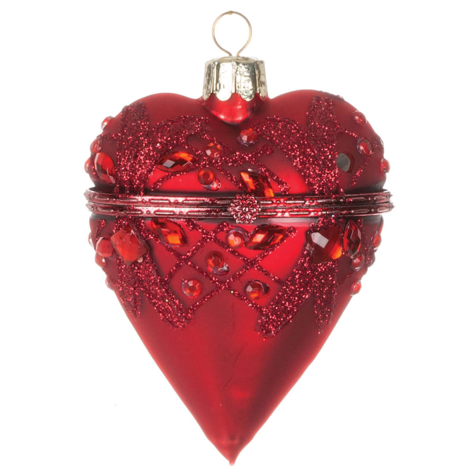 Sullivans 3.5'' Heart Box Ornament loading=
