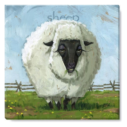 Sullivans Fanciful Sheep Giclee Wall Art