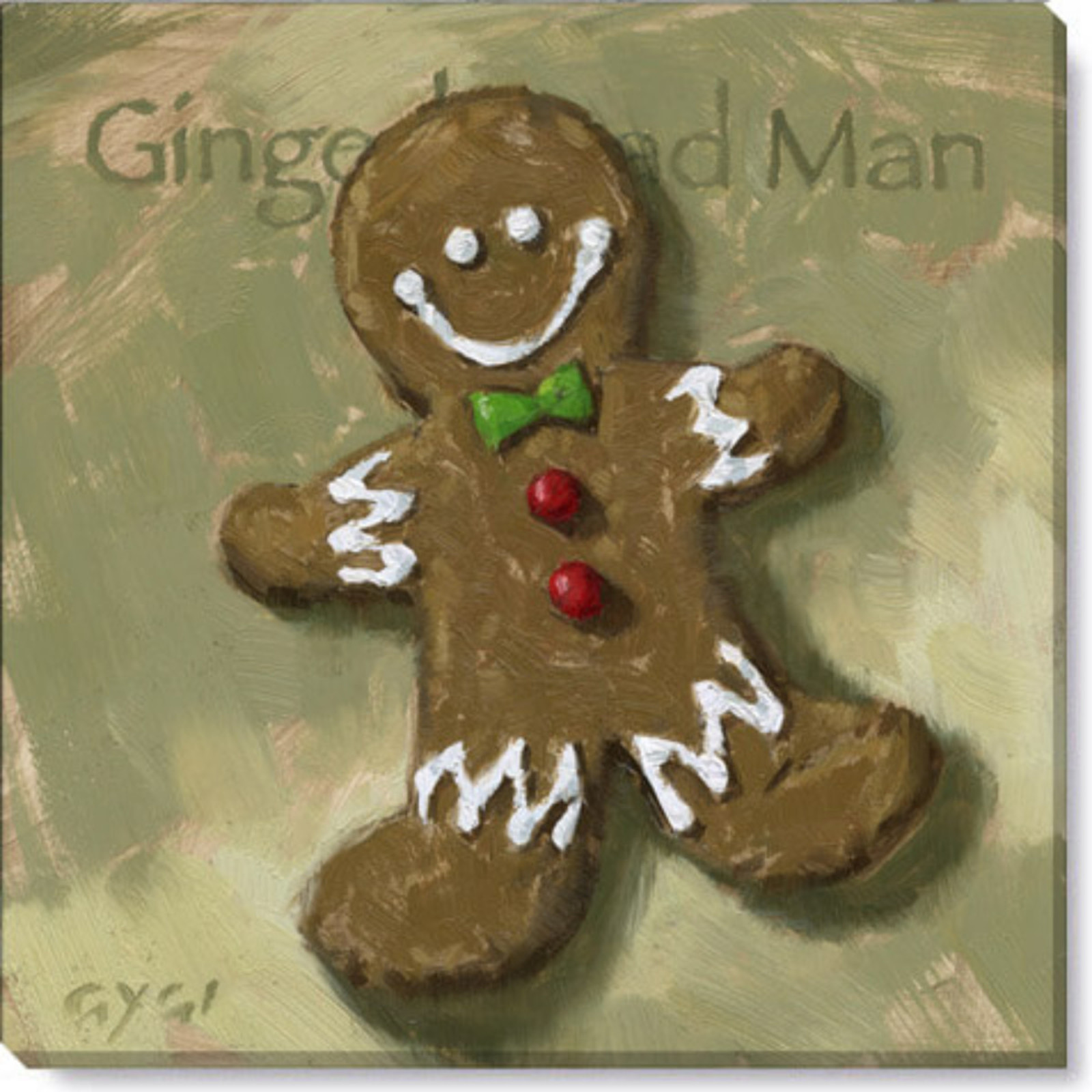 Sullivans Gingerbread Man Giclee Wall Art loading=
