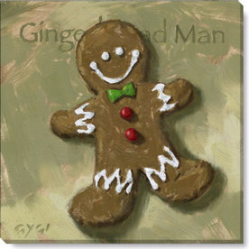 Sullivans Gingerbread Man Giclee Wall Art