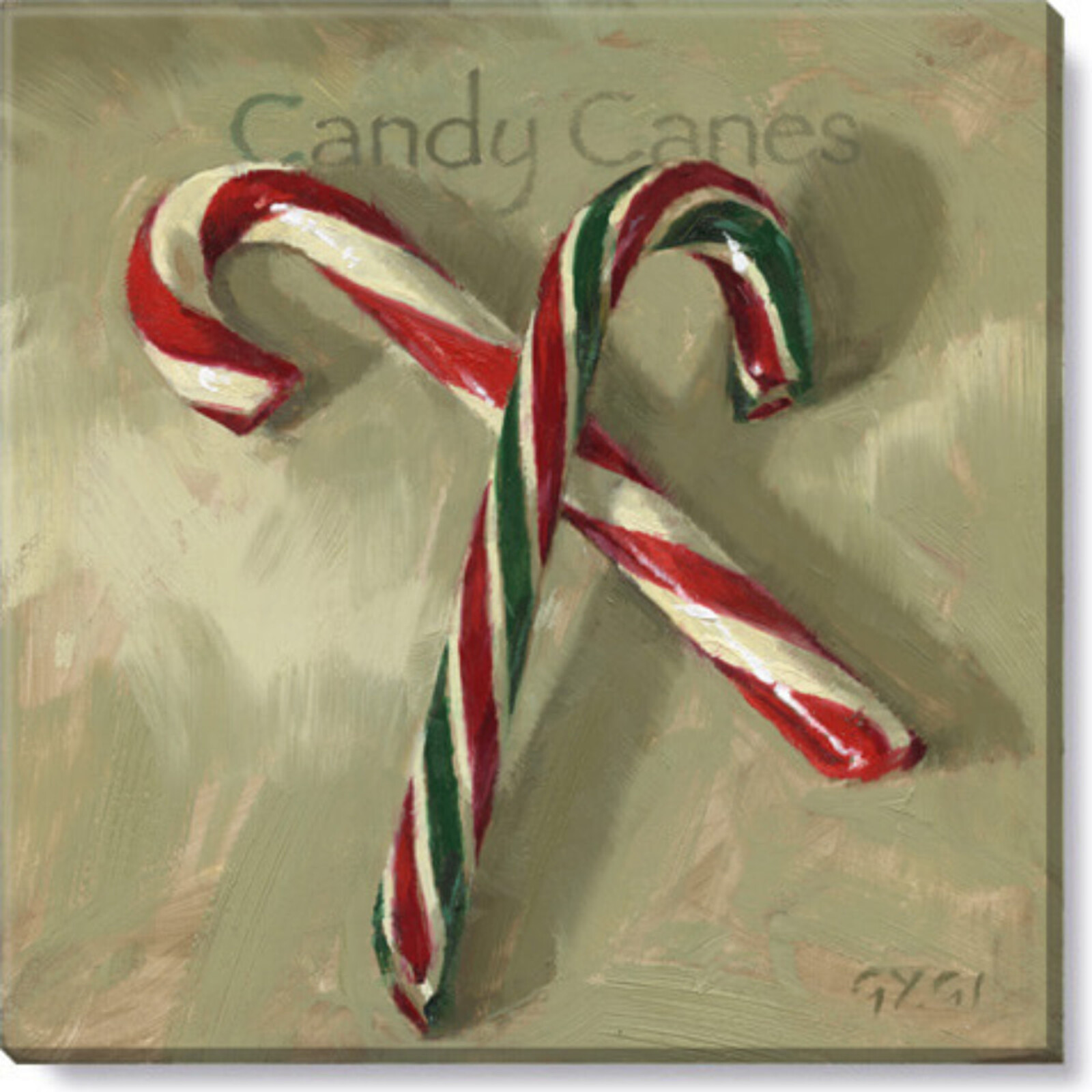 Sullivans Candy Canes Giclee Wall Art loading=