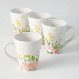 Sullivans FLOWER PATTERN MUG  N2513