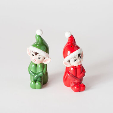 One Hundred 80 Degrees Elf Salt&Pepper Shakers