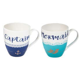 Evergreen Enterprises Captain&MermaidCup Set