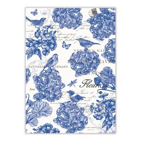 Michel Design Works Indigo Cotton Kitchen Towel     TOW284