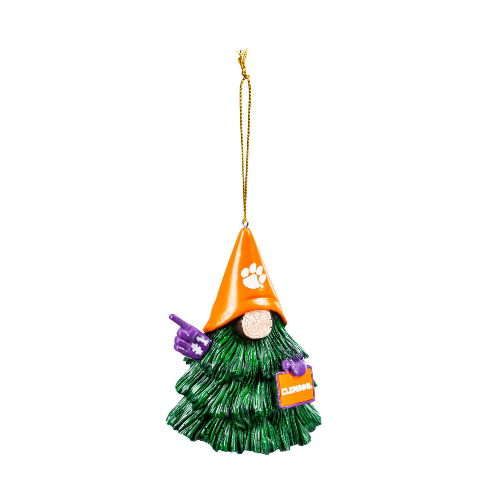 Evergreen Enterprises Clemson Tree Character Ornament    3OT912TCO loading=