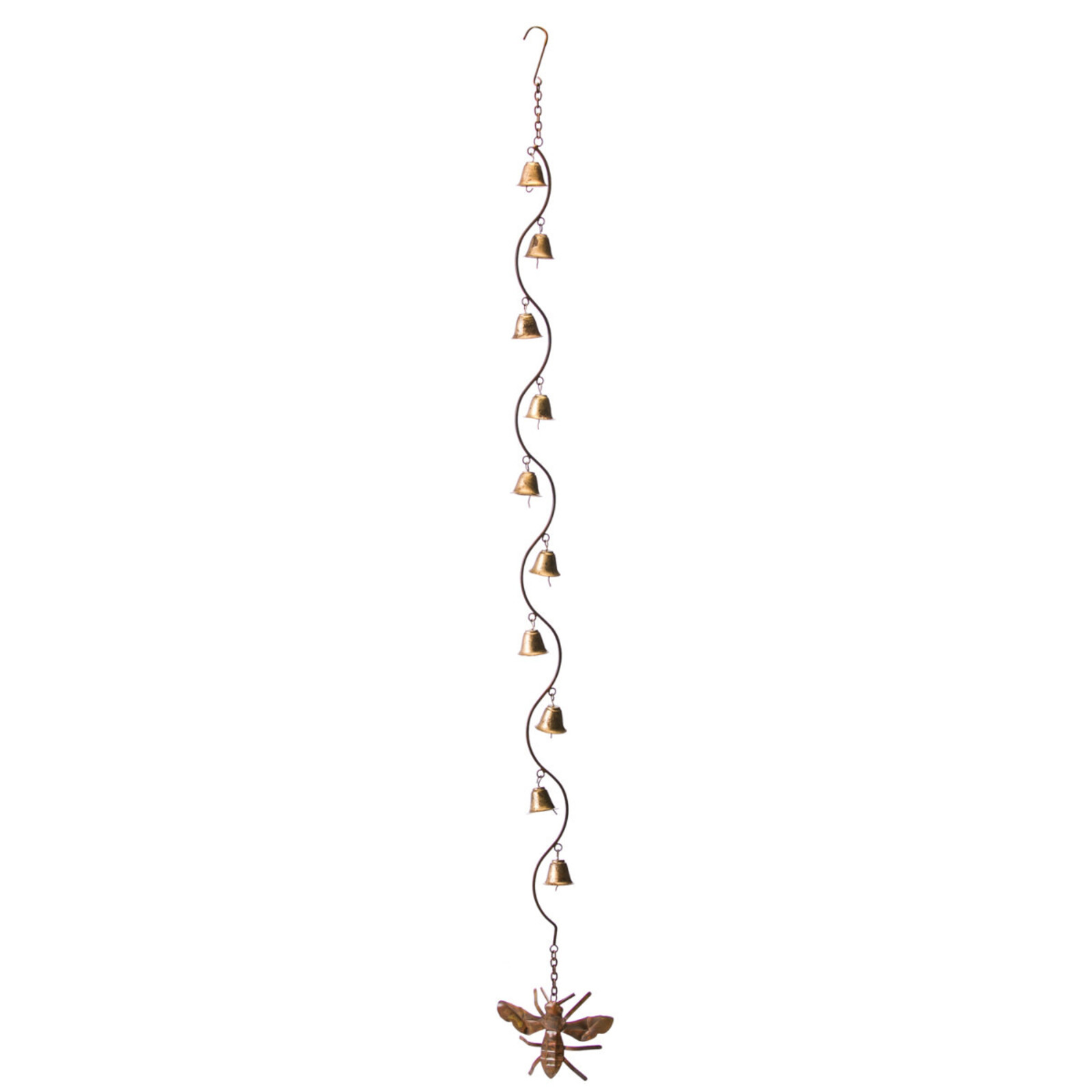Evergreen Enterprises Extra Long Garden Chime Bells with Bee Icon 2WC502 loading=