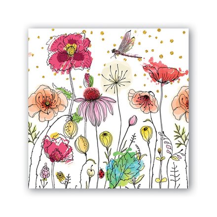 Michel Design Works Posies Luncheon Napkins     NAPL342