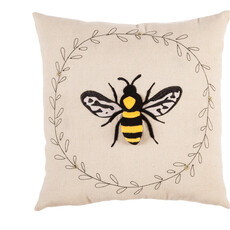 Evergreen Enterprises Just Bee 16''x16'' LED pillow