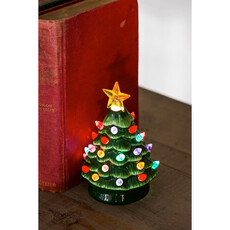 Evergreen Enterprises LED Color Changing Mini Ceramic Tree P3948