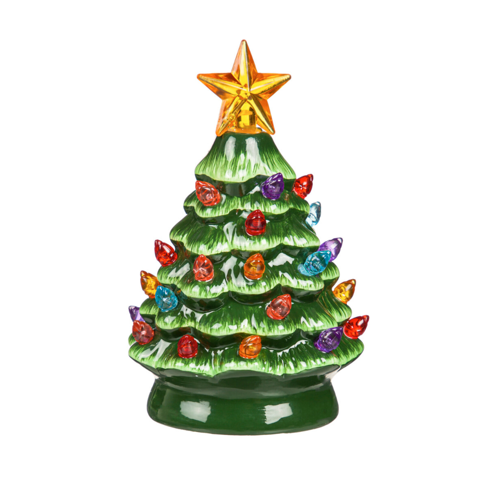 Evergreen Enterprises LED Color Changing Mini Ceramic Tree P3948 loading=