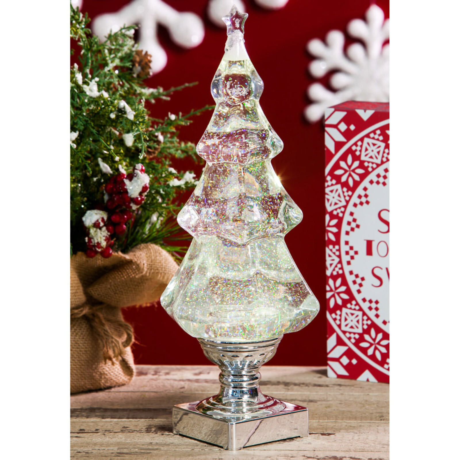 Evergreen Enterprises LED  Glitter Christmas Tree    8LED006A loading=