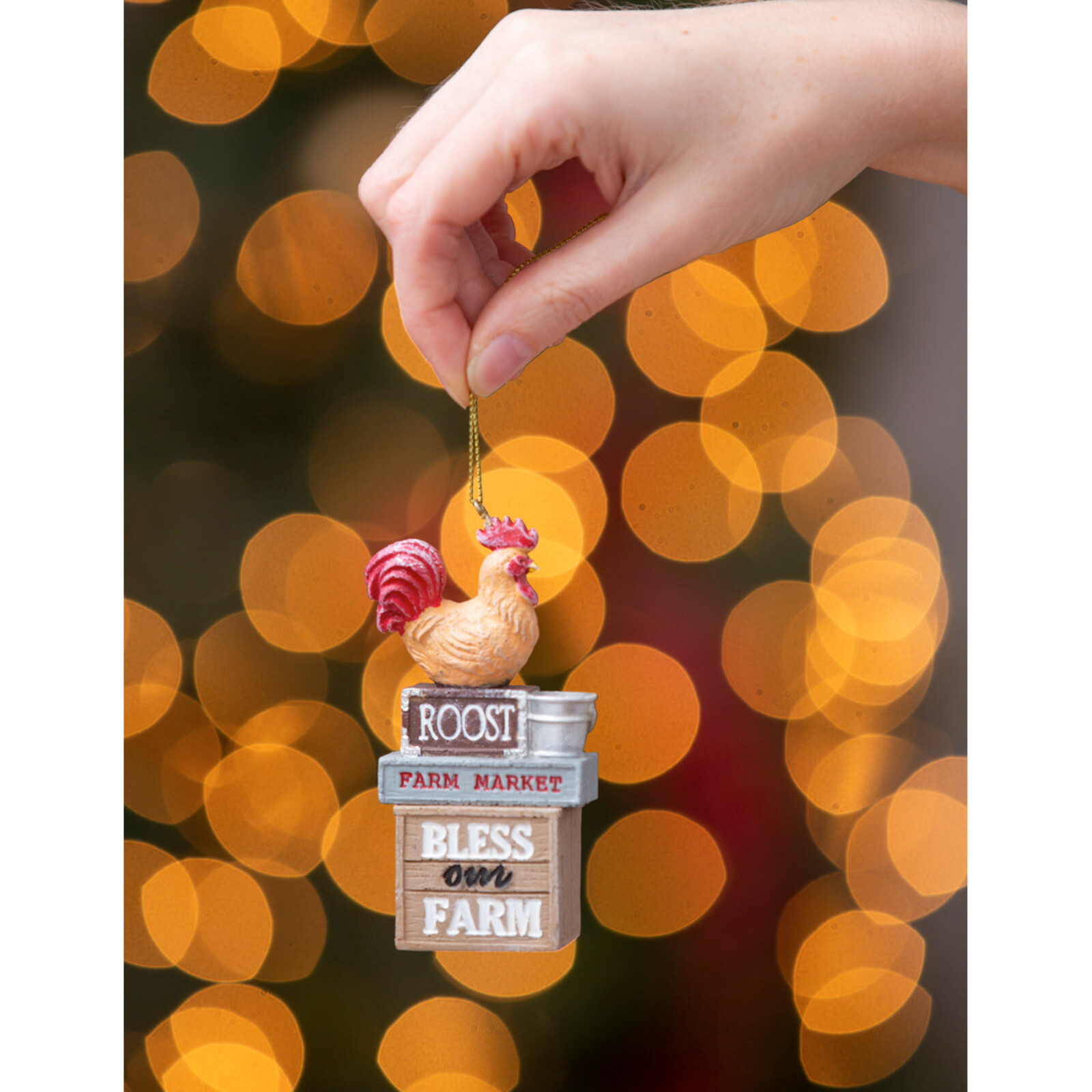 Evergreen Enterprises Polyresin Farm Ornament,  Farm or Bless Our Farm      3OTR138 loading=