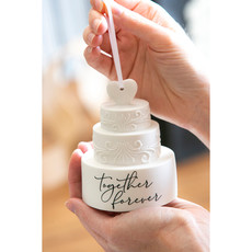 Evergreen Enterprises 3D Porcelain Wedding Ornament  3OTC3479A