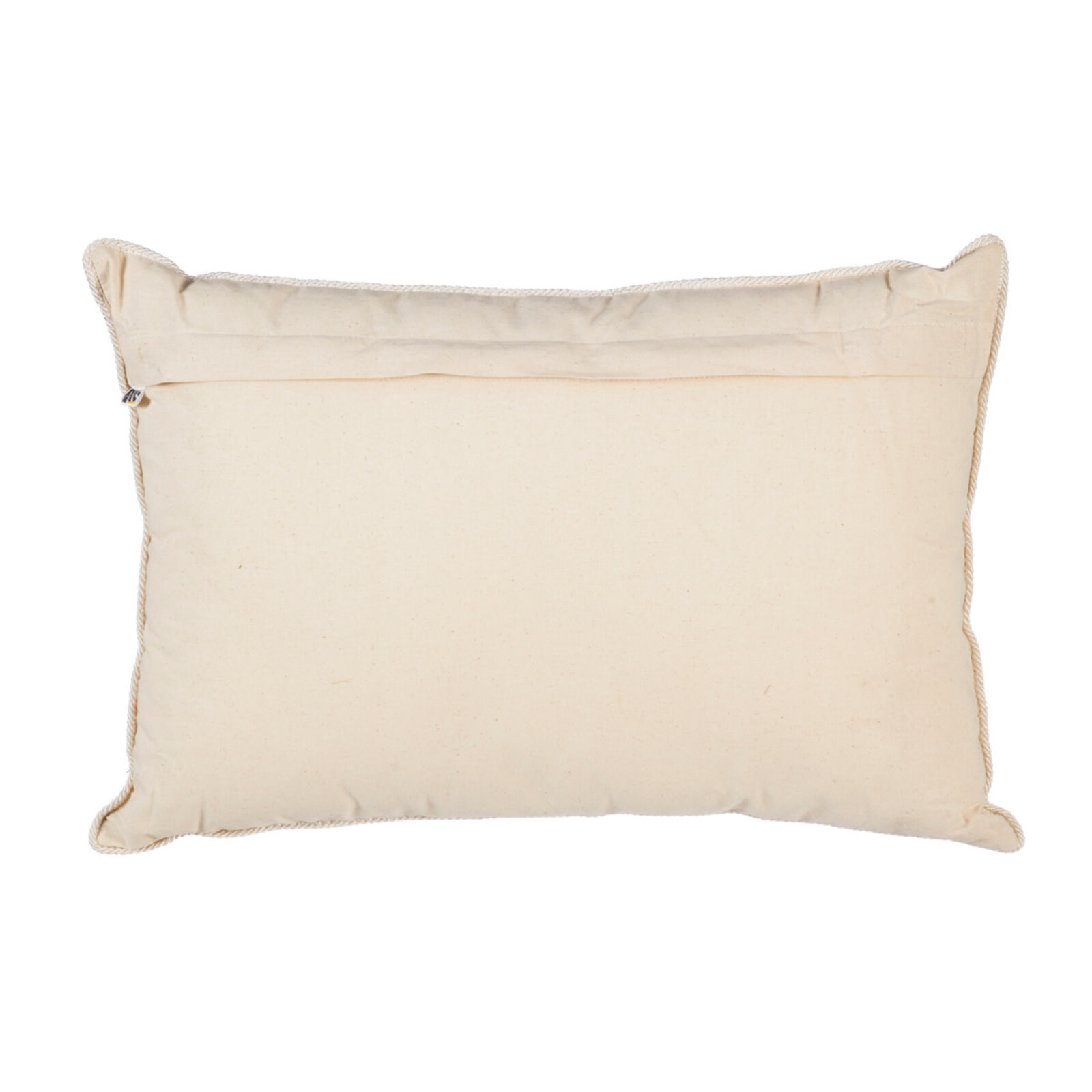 Evergreen Enterprises White/ Blue Stripes Lumbar Pillow with Car, "Enjoy The Journey" 4P7001 loading=