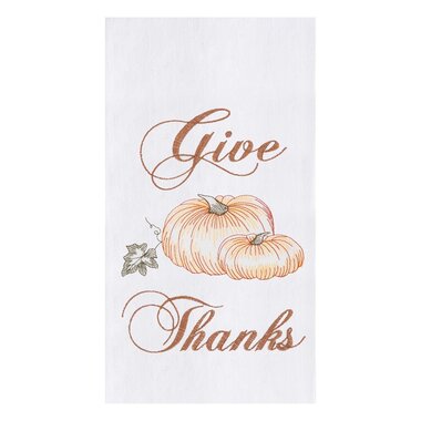 C & F Enterprise Give Thanks PumpkinTowel    861711938