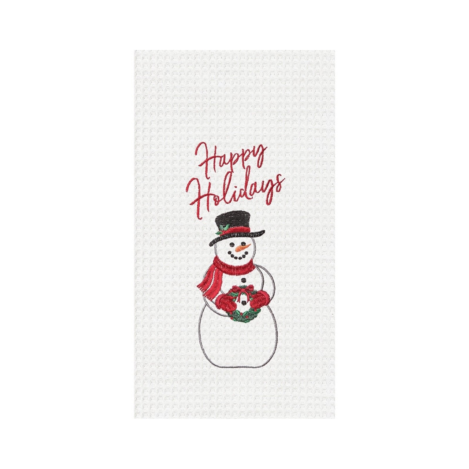 C & F Enterprise Happy Holiday Snowman Towel     C86100806 loading=