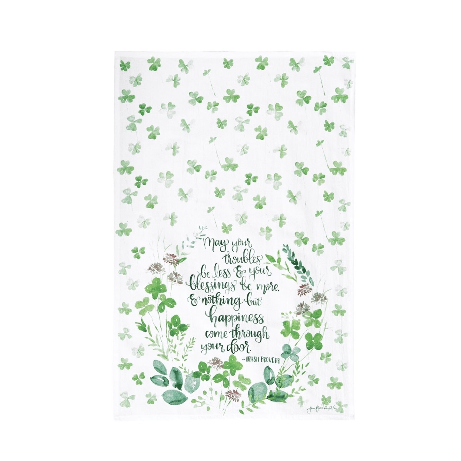 C & F Enterprise Irish Proverb Kitchen Towel    86171561B loading=