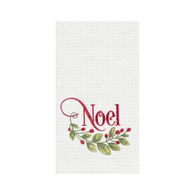 C & F Enterprise Noel Garland Towel     86100757A