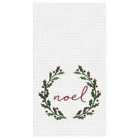 C & F Enterprise Noel Wreath Towel      86100568