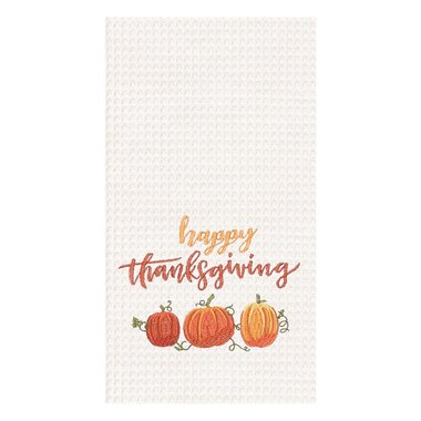 C & F Enterprise Thanksgiving Pumpkins Towel   86100619