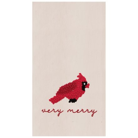 C & F Enterprise Very Merry Cardinal Towel   86171394