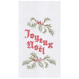 C & F Enterprise Wenham Holly Noel Towel   861712412A