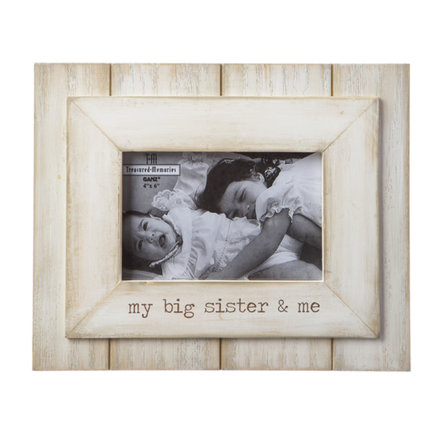 Ganz Frame - My Big Sister and Me 4x6 White    ER49482