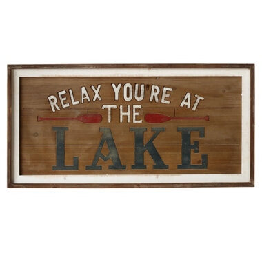 Ganz Relax  You're at the Lake Wall Decor  163909