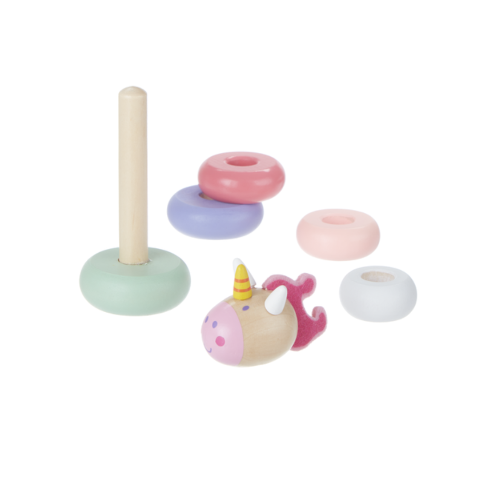 Ganz Wooden Unicorn  Stacker Toy loading=