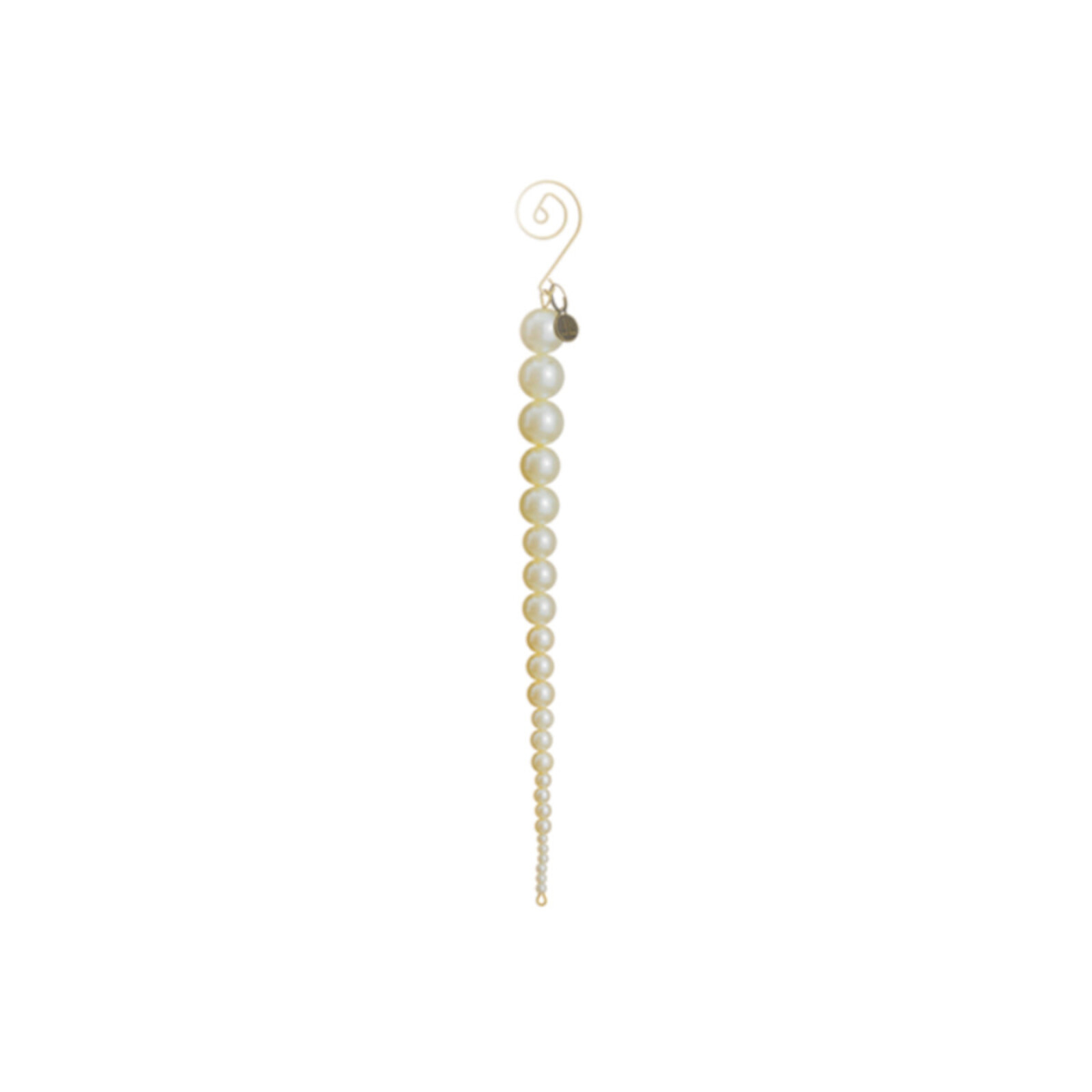 Allstate Floral & Craft INC. 8''PEARL ICICLE ORNAMENT PEA loading=