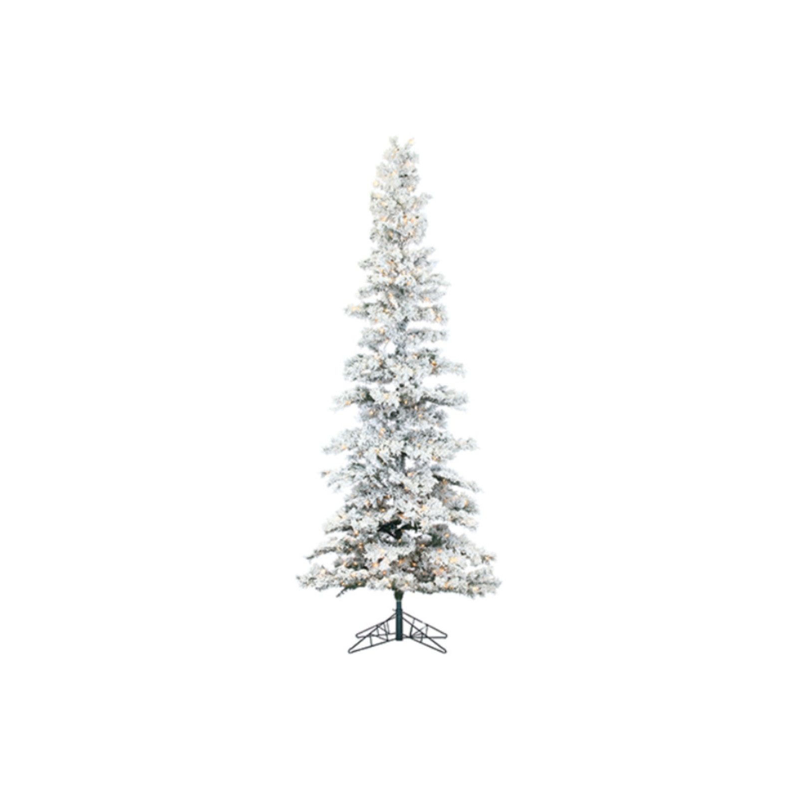 Allstate Floral & Craft INC. 9' Slim Snow Christmas Tree loading=