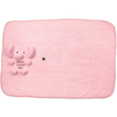 Brownlow Gifts Elephant Blankie-Pink