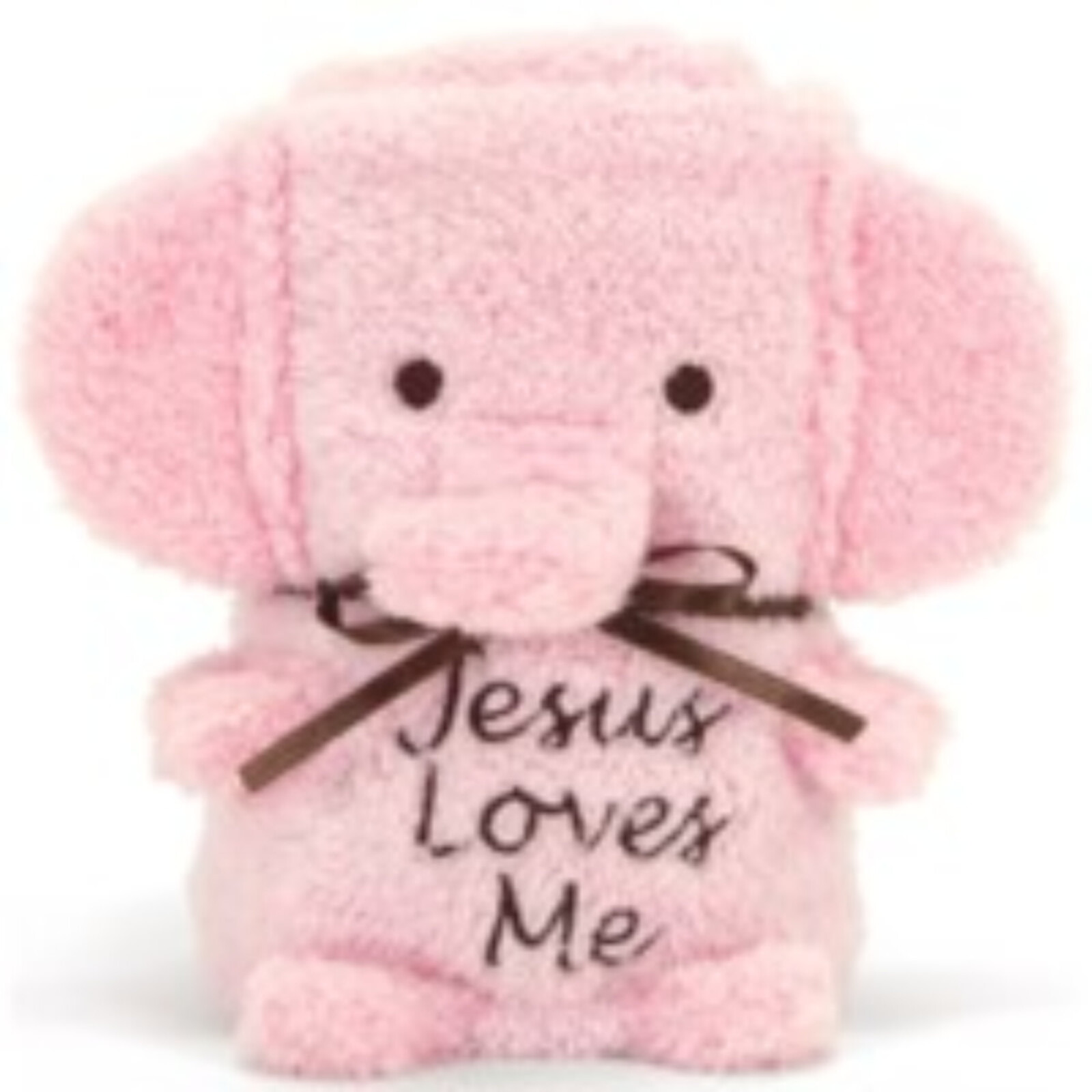 Brownlow Gifts Elephant Blankie-Pink loading=
