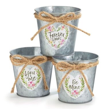 Burton + Burton VALENTINE HEART MESSAGE POT