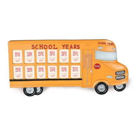 Burton + Burton SCHOOL BUS SHAPED PICTURE FRAME  972844