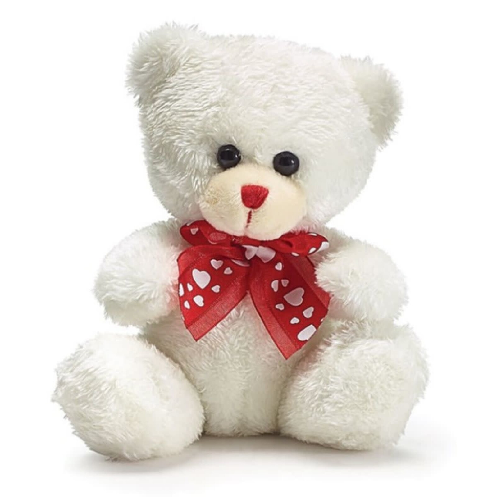 Burton + Burton PLUSH WHITE/RED BEAR IN DISPLAY BOX  9731864 loading=